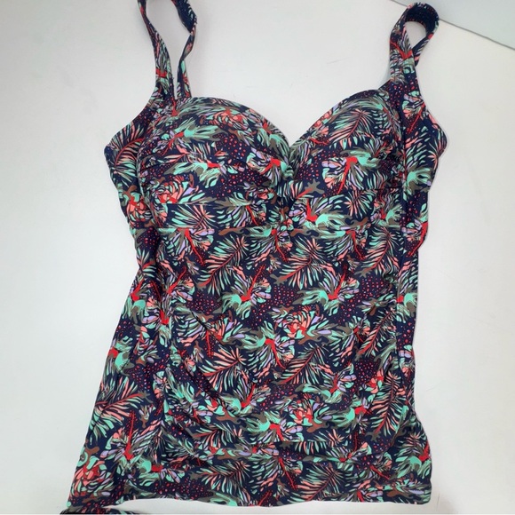 Bond Eye Two Piece Tankini Swim Top and Bottoms Size 6 - Picture 5 of 15